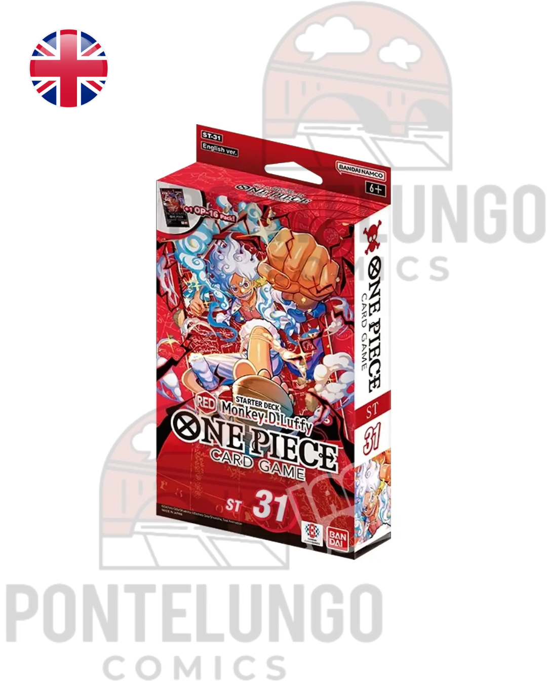 One Piece Card Game: Red Monkey D. Luffy Starter Deck (ST-31) - ENG