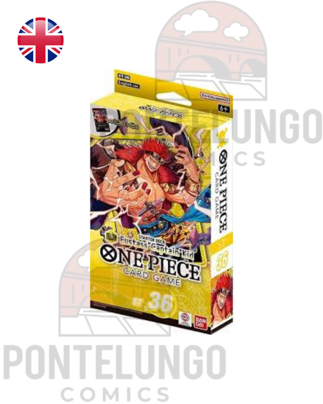One Piece Card Game: Yellow Eustass Kid Starter Deck (ST-36) - ENG