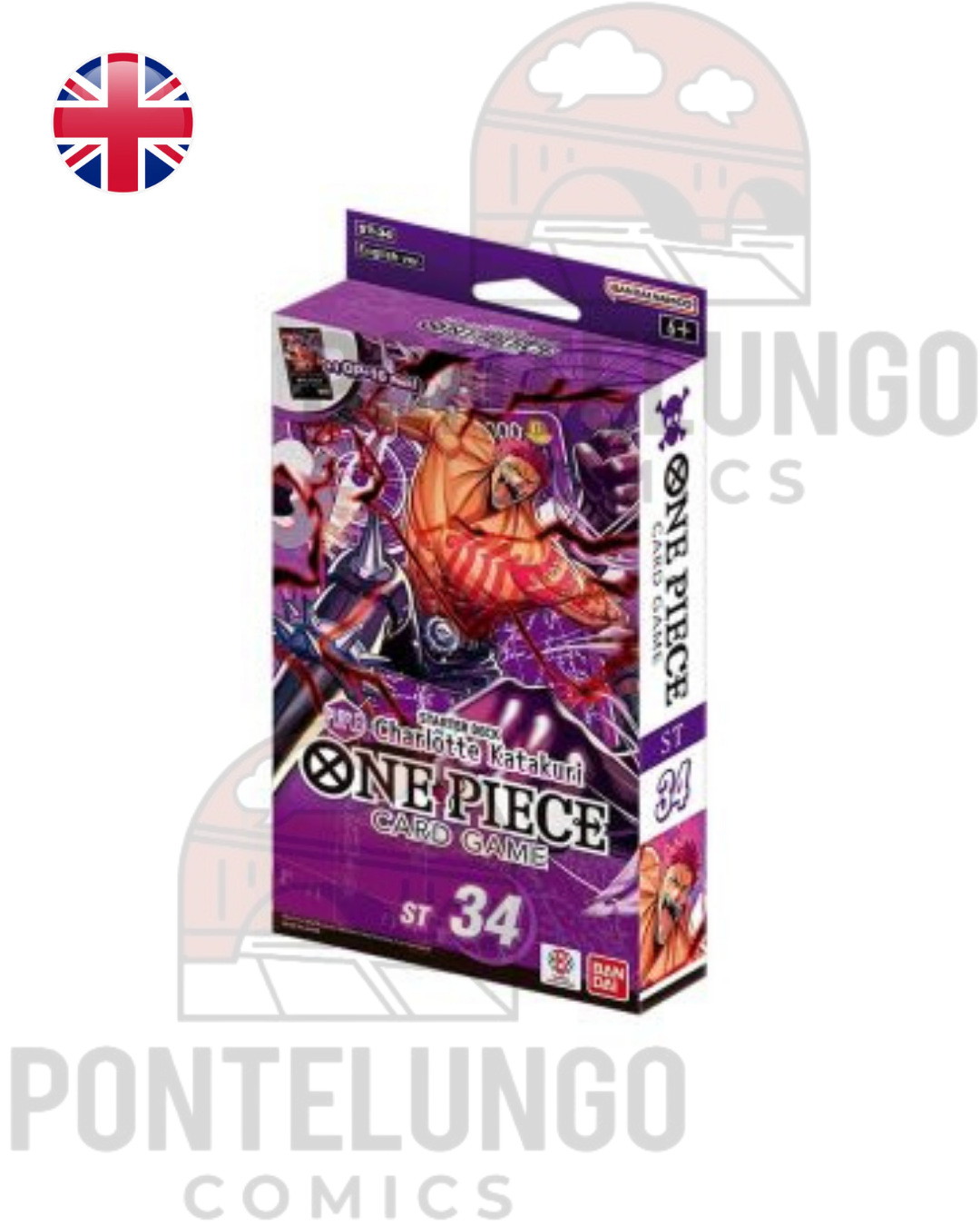 One Piece Card Game: Purple Katakuri Starter Deck (ST-34) - ENG