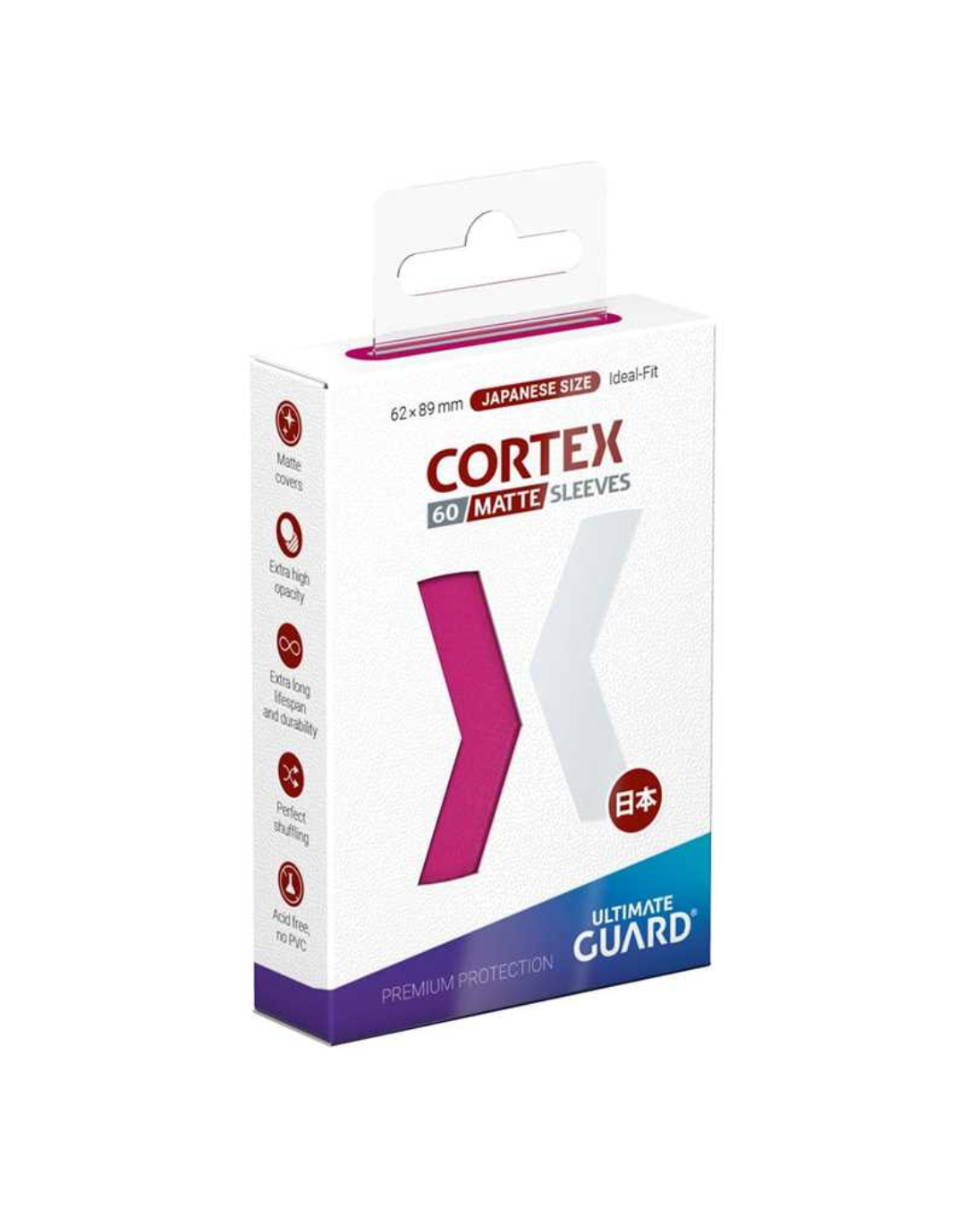 Ultimate Guard Cortex Sleeves Japanese Size - Matte (60 Sleeves)
